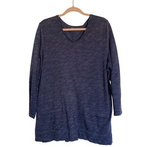 J Jill 100% Cotton Boho Lagenlook Tunic Blouse Top | J Jill Cotton Oversized